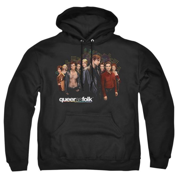 QUEER AS FOLK : TITLE ADULT PULL-OVER HOODIE BLACK 5X Online